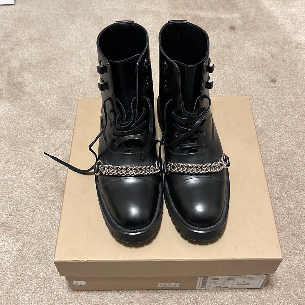 Burberry Combat Boots
